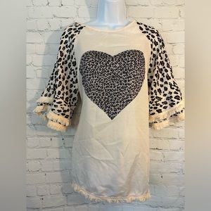 Misslook animal print top-S